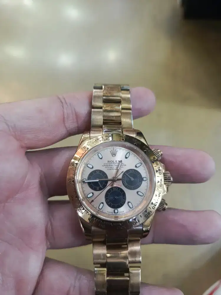 Jam ROLEX DAYTONA1992 Automatic lancar perfungsi dengan biak