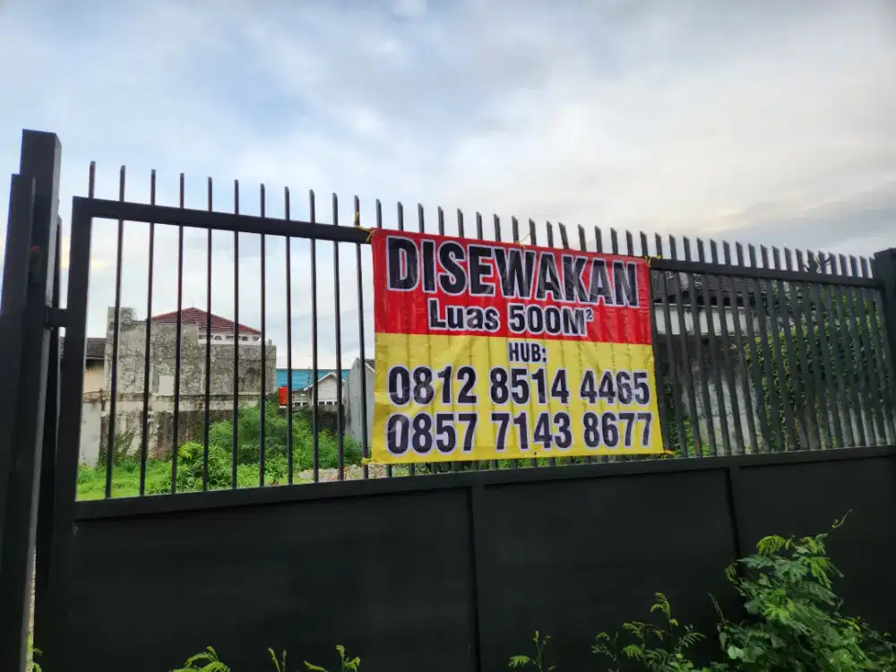 Di sewakan lahan usaha luas 500 meter