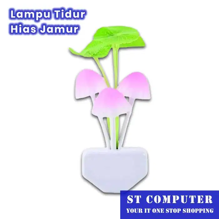 Lampu Tidur Hiasan Bentuk Jamur