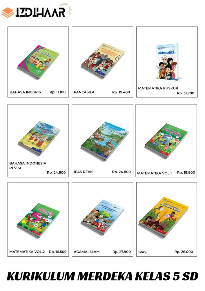 READY BANYAK BUKU PAKET KURIKULUM MERDEKA