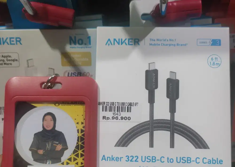 ANKER 322 USB C TO C CABLE 6FT