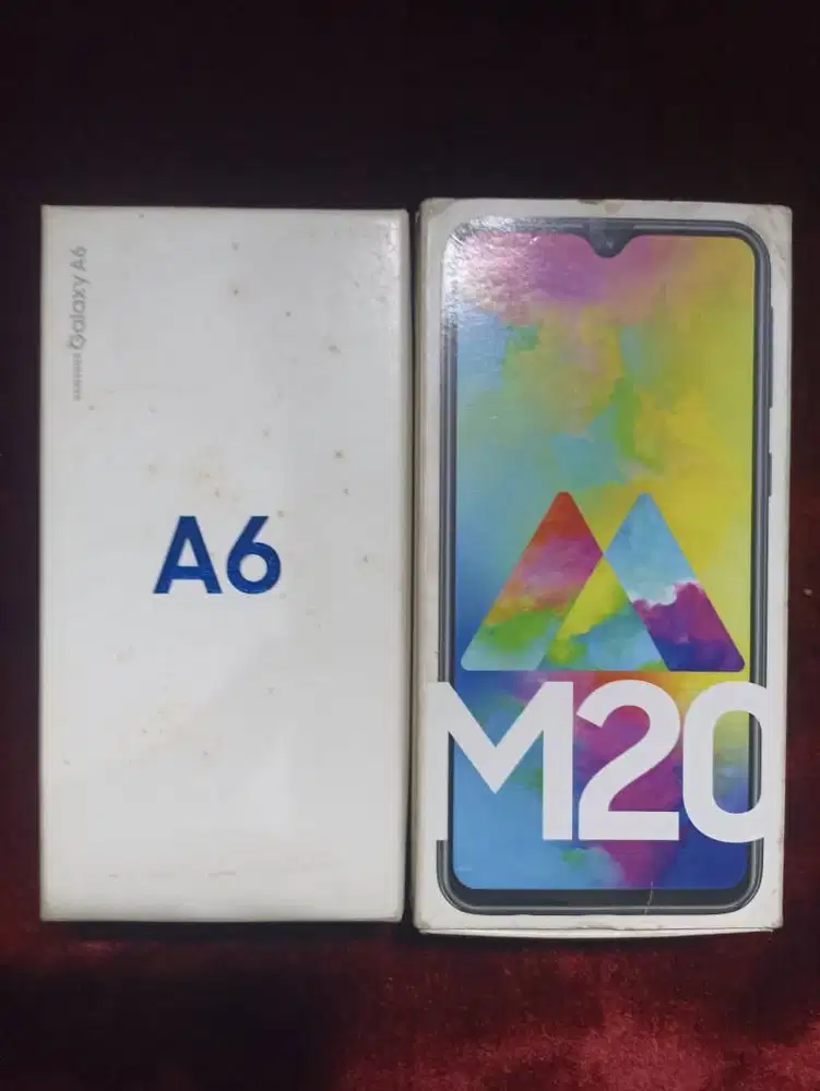 PAKET HEMAT FULLSET SAMSUNG GALAXY M20 3/32 + SAMSUNG GALAXY A6 3/32