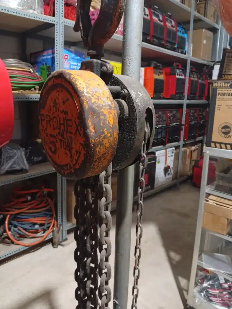 Chainblock bekas 5 ton prohex Katrol 5 ton bekas prohex