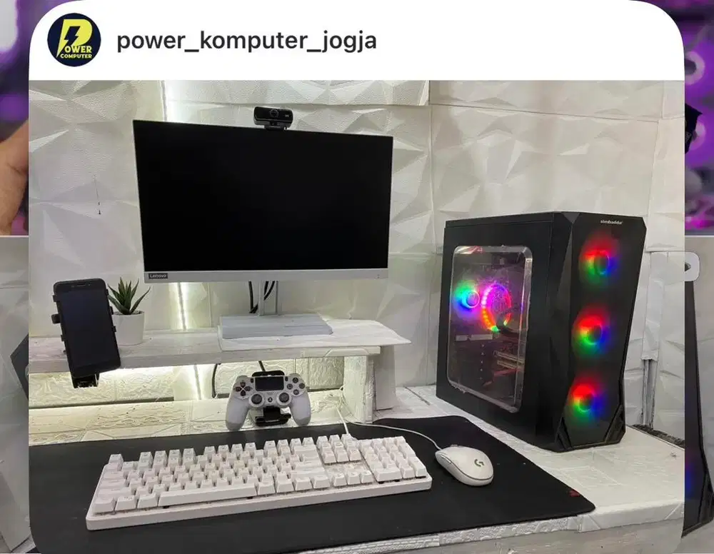 PC intel i3 4170 ram 8gb ssd 128gb desain corel photoshop ready