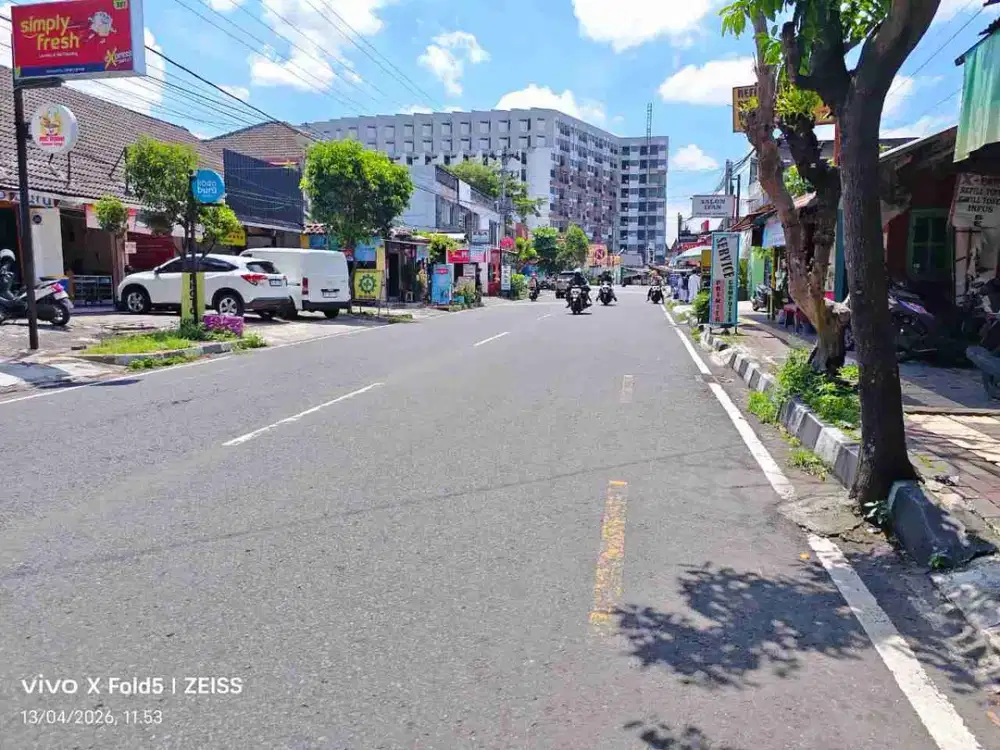 TERMURAH!! Tanah Bagus Strategis Tepi Jalan Raya Di Kawasan Bisnis Area Terban Kota Jogja Dekat Kampus UGM Dan Malioboro