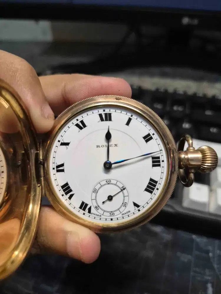 Rolex Antique Pocket Watch Vintage Gold 1920s