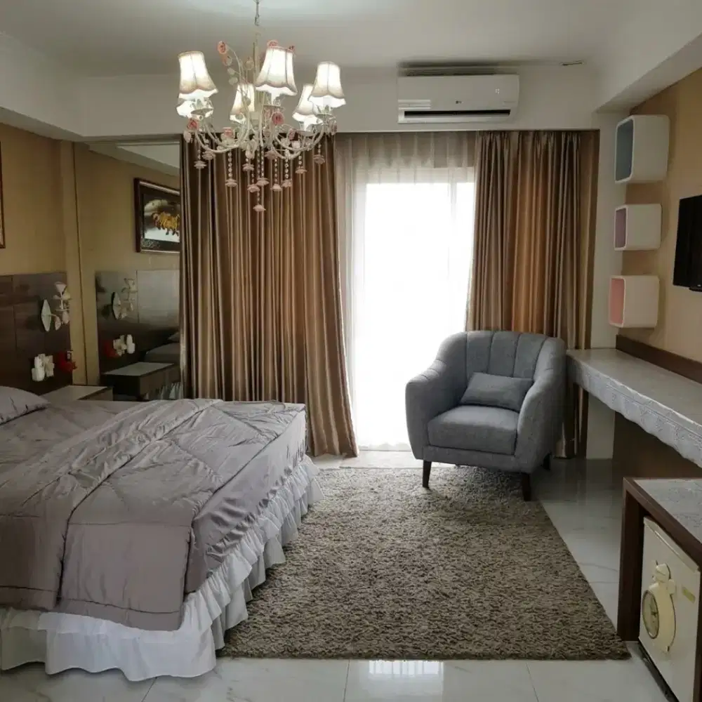 Sewa Apartemen Murah studio 35m² dekat Airport Soekarno hatta & RS EMC