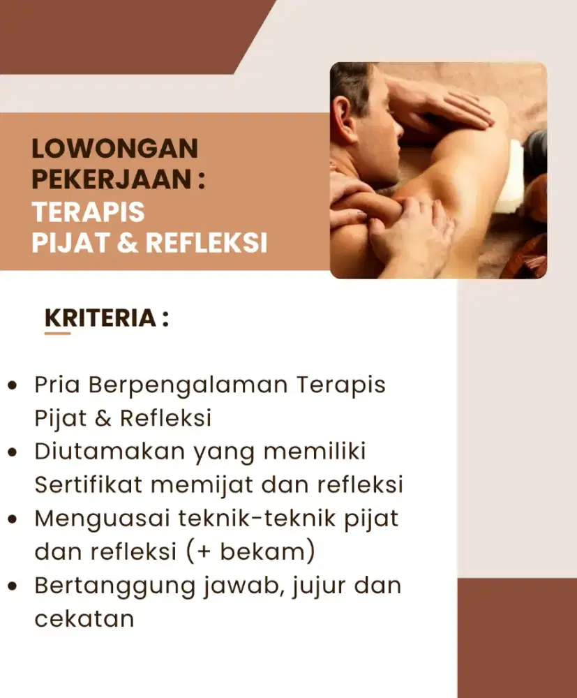 DIBUTUHKAN SEGERA KARYAWAN