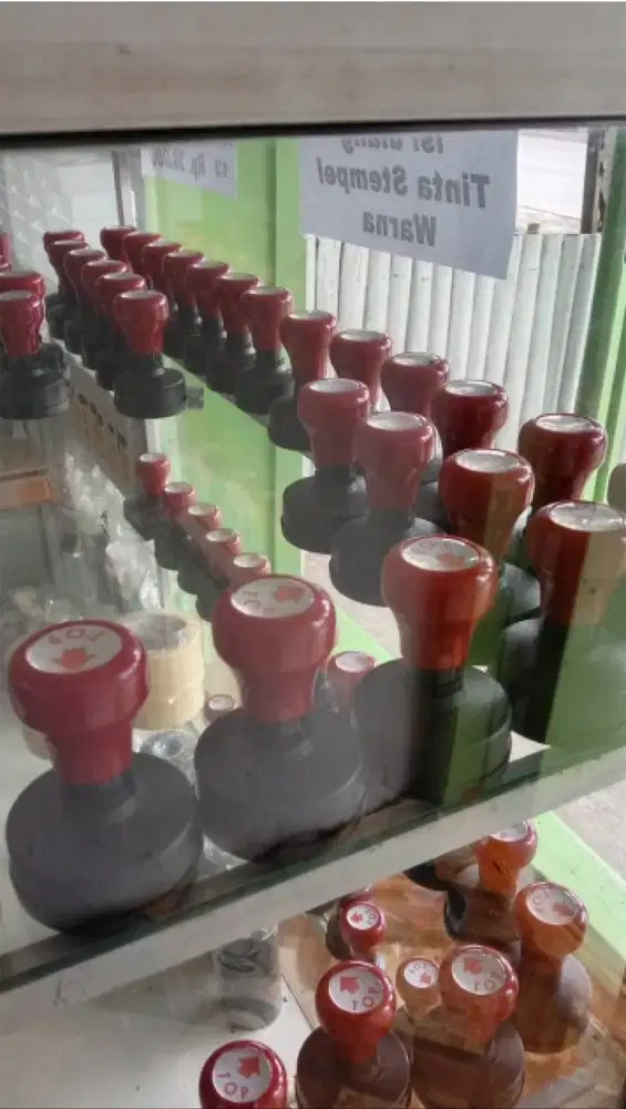 stempel warna tanpa bantalan