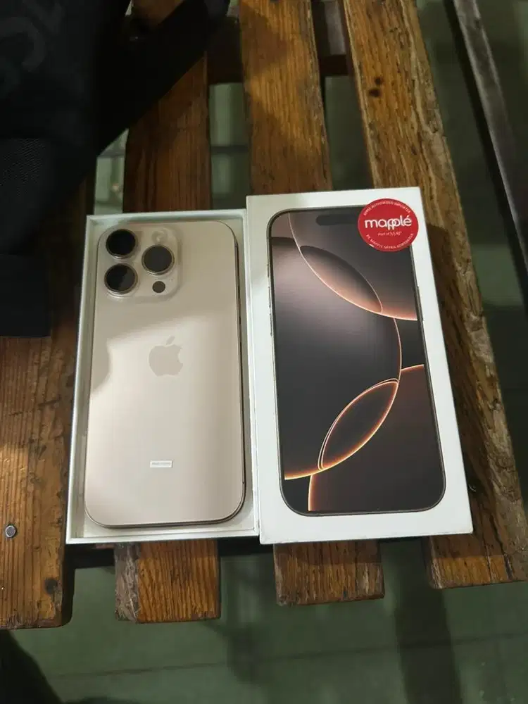 iphone 16 pro 512gb resmi digimap desert titanium (=ibox blibli)