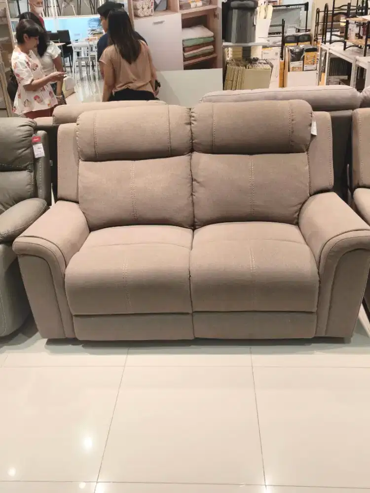 Sofa Recliner 2 Seater Baru Murah
