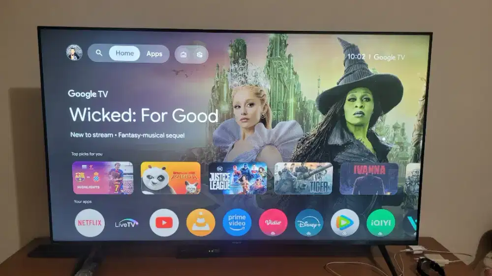 Sharp aquos 4k 55 inch like new 99% garansi on