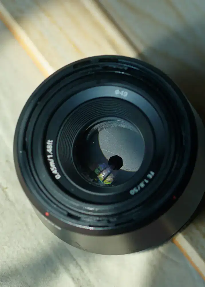 Lensa sony fe 50 mm f 1.8