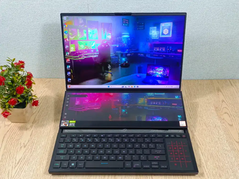 ROG Zephyrus Duo 16 GX650RX Ryzen 9 6900HX RTX 3080Ti Ram 32GB SSD 2TB