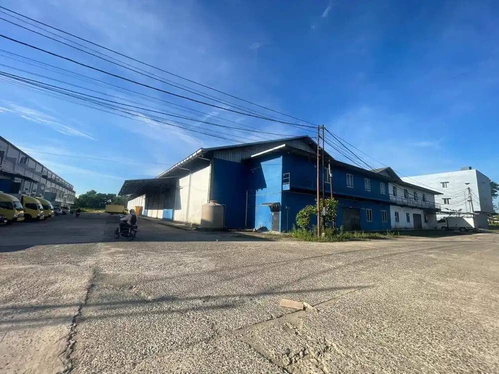 Disewakan gudang besar jalan soekarno hatta palembang