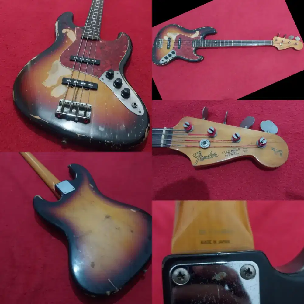 Fender jazz bass reissue 62 japan