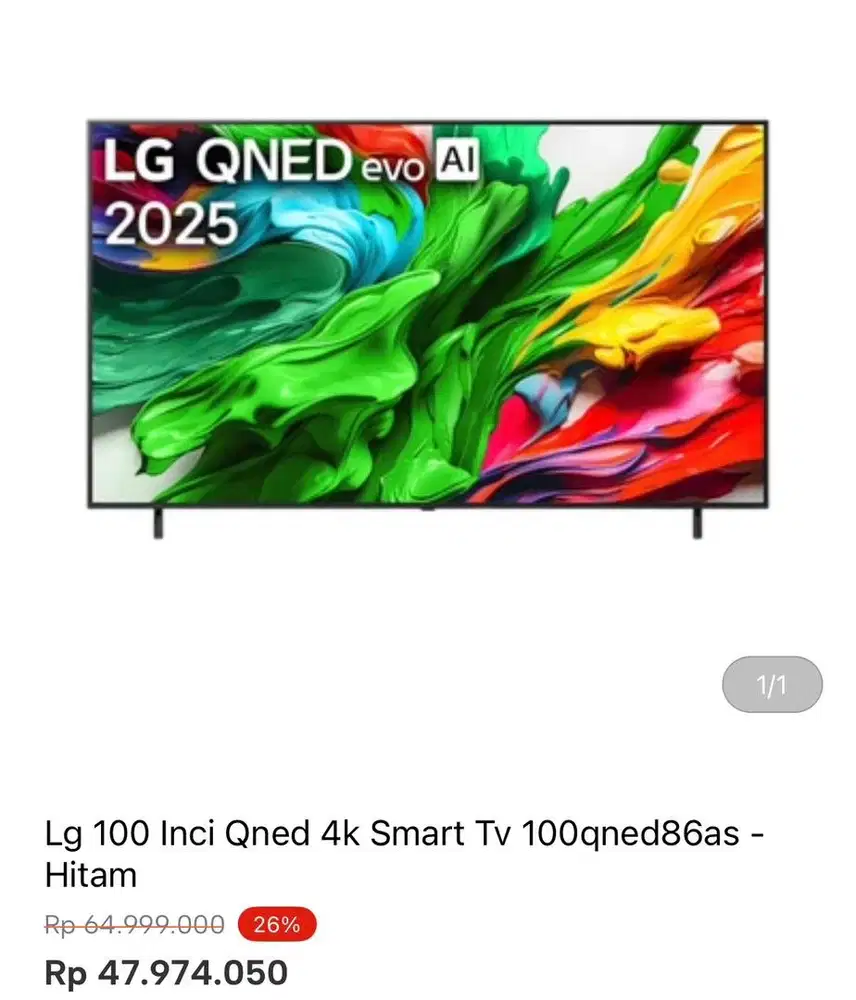 LG SMART TV 4K 98inci