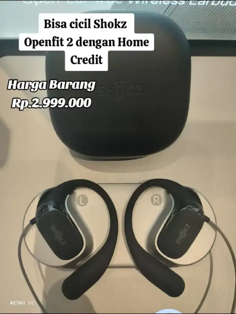 Bisa cicil Shokz Openfit 2 dengan Home Credit