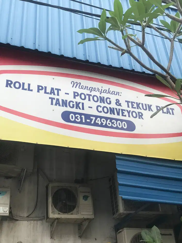 Jasa Roll Plat dan Potongan Tekuk Plat - Surabaya