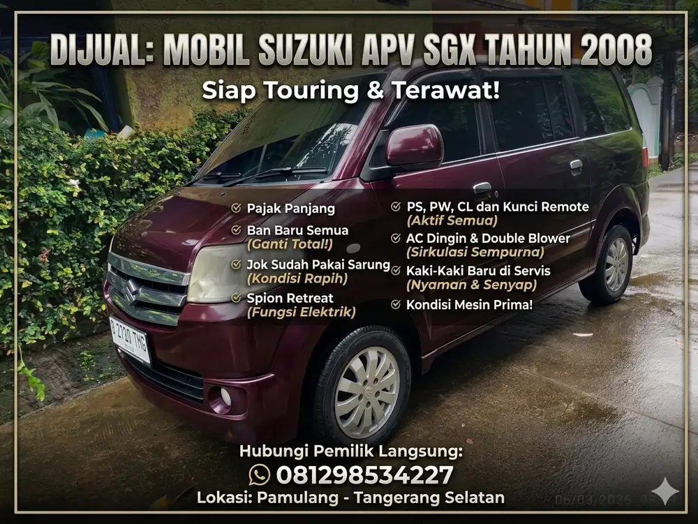 Suzuki APV Arena 2008 Bensin