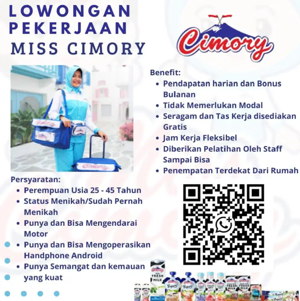 Lowongan Pekerjaan Miss Cimory Jakarta