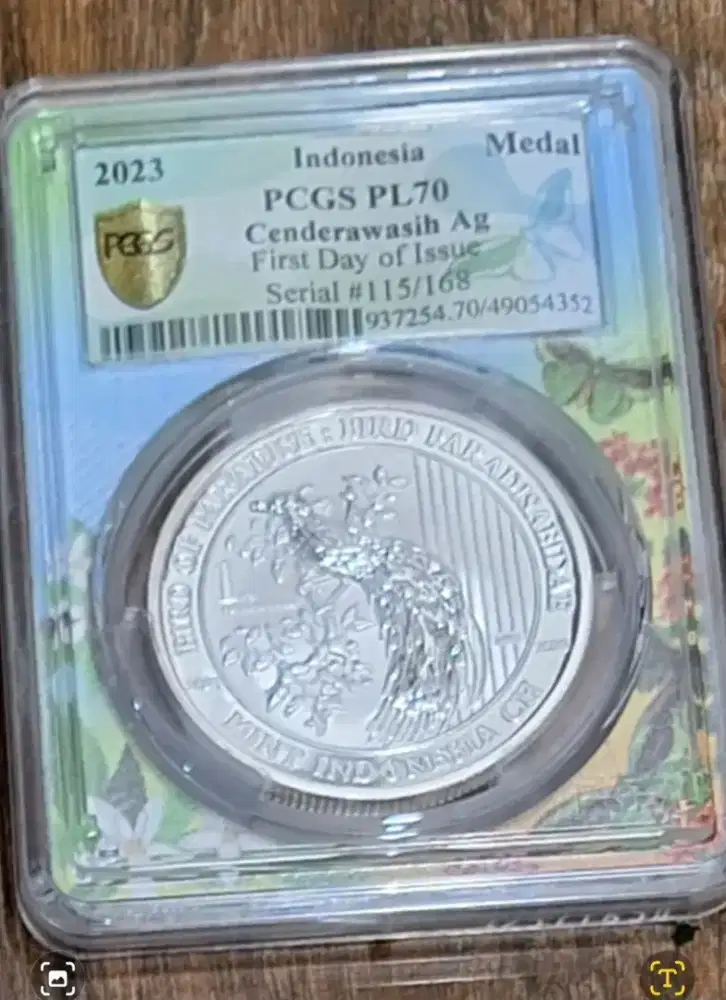 Koin Silver PCGS PL70 First Day Of Isue