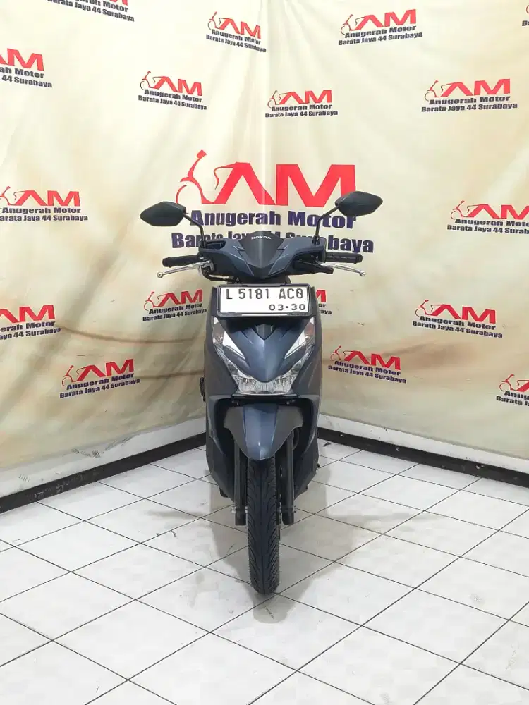 Km 7 Ribu Honda beat deluxe keyless Tahun 2025 Biru doff