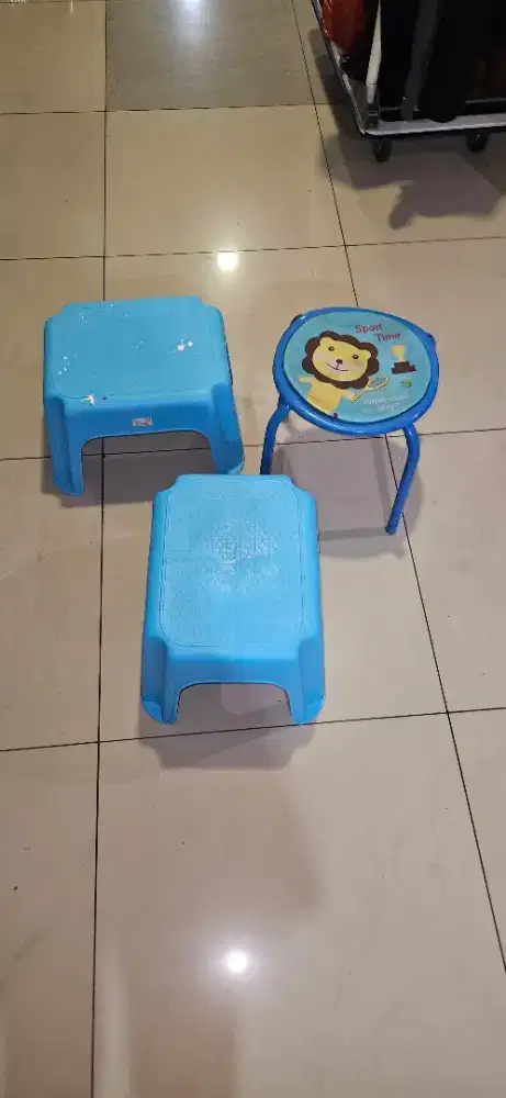 Meja ngaji Green Leaf / Meja belajar / Bangku pendek / jongkokan