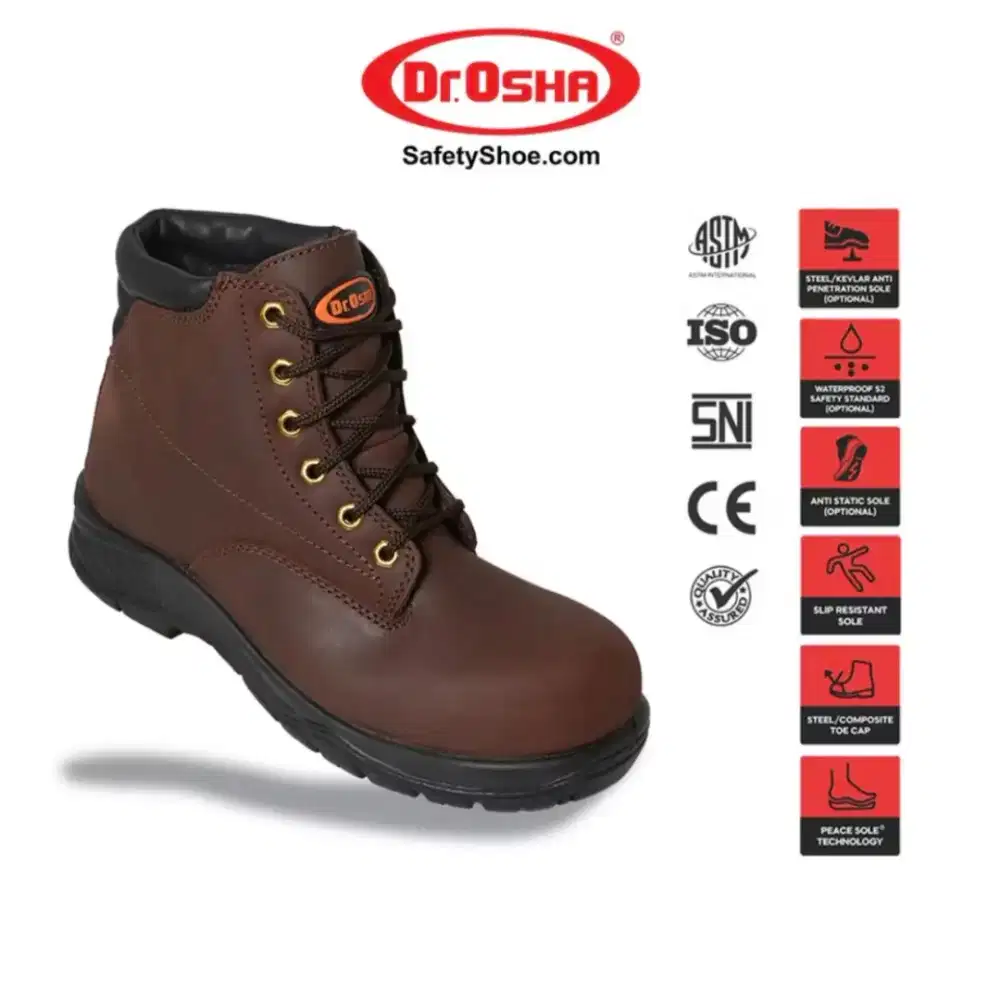 Dr.OSHA Maverick Ankle Boot 3290 Brown Black - Premium Leather Classic