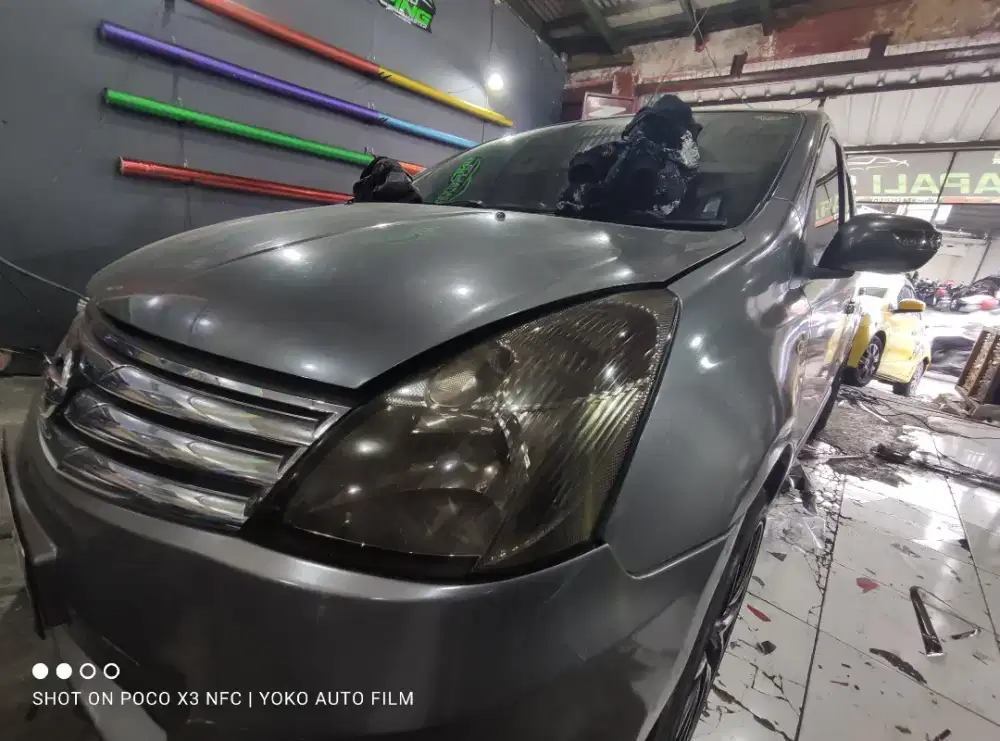 Ganti baru cover jok kaca film mobil wrapping sticker panggilan