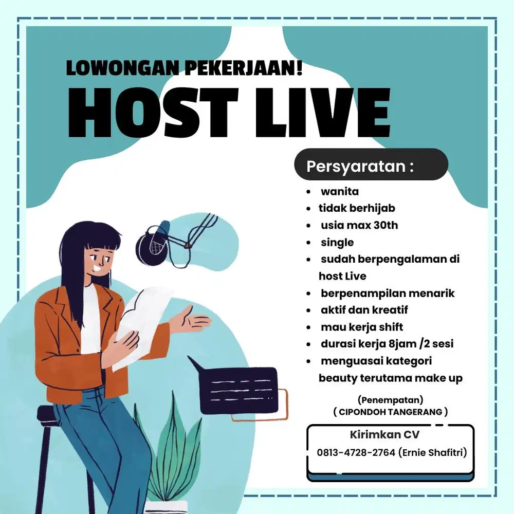 Lowongan Pekerjaan HostLive