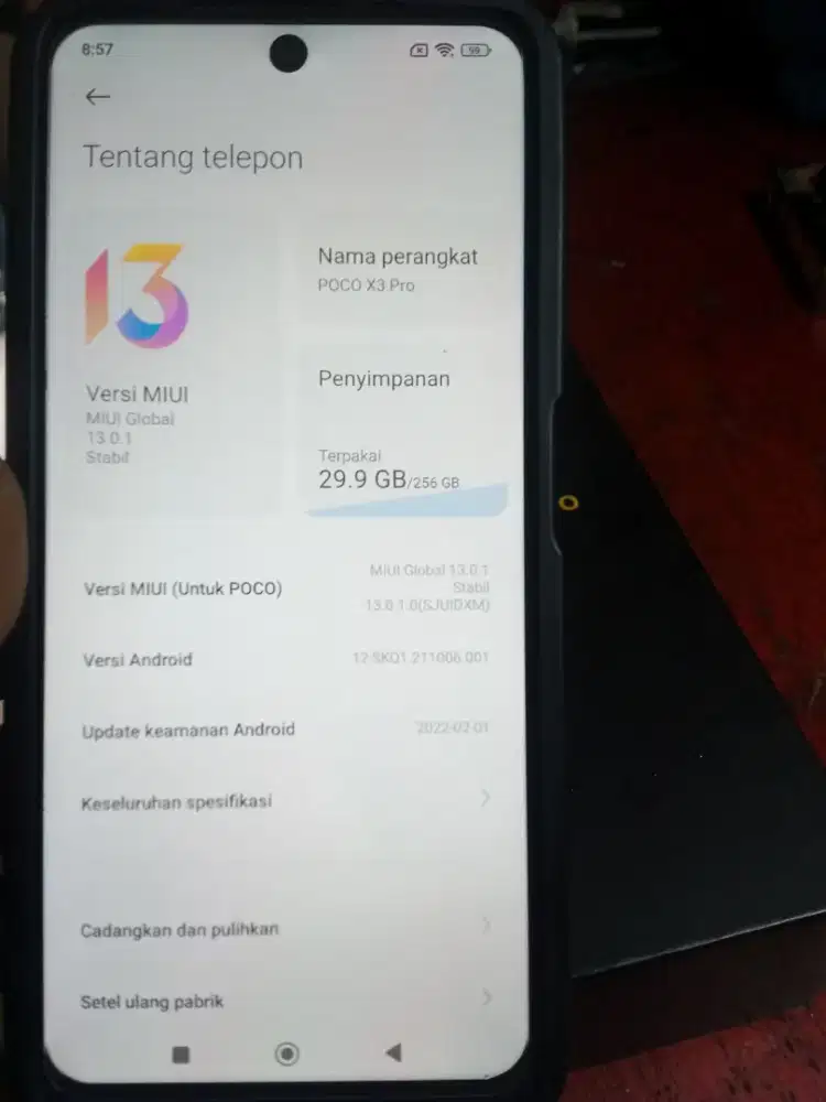Xiaomi poco x3 pro JOZZZ