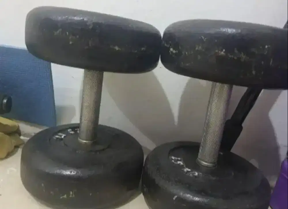 Barbel/dumbel besi 1pasang(2pcs)50 kg