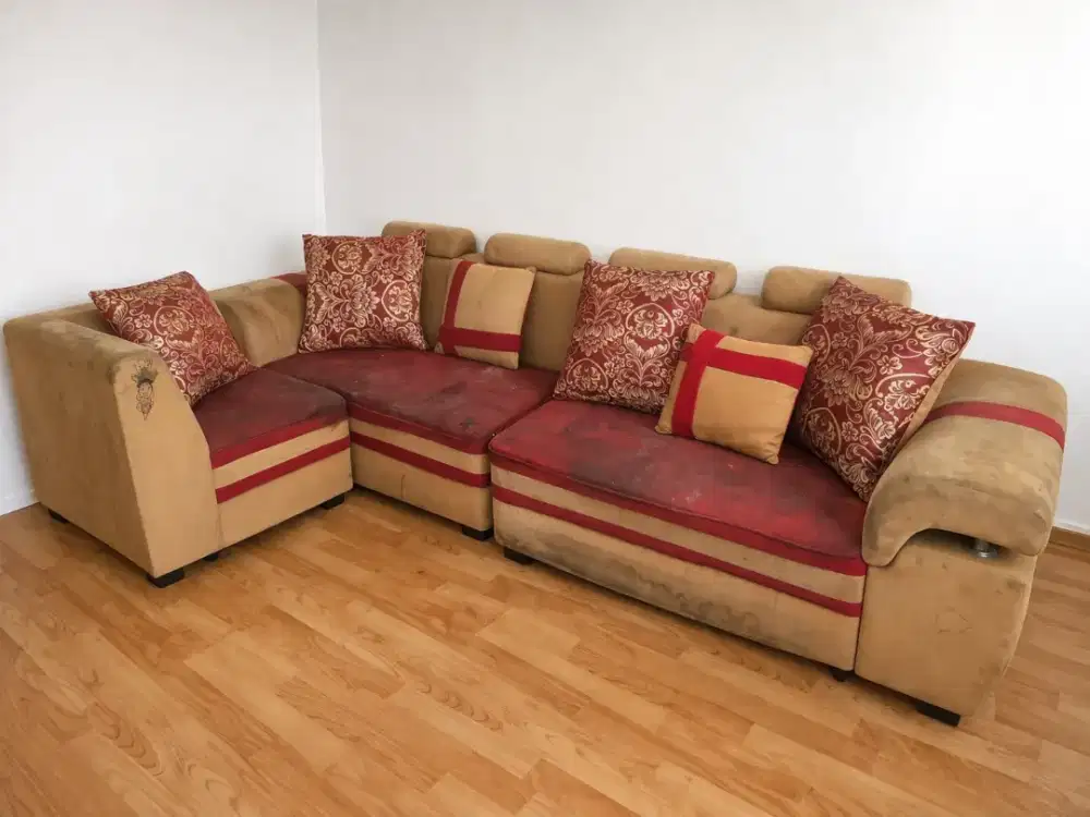 Sofa besar ruang tamu 3 seat Ikea