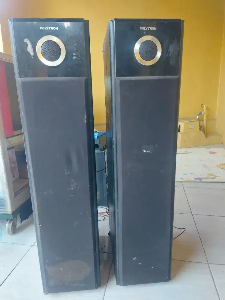 Speaker pasif polytron sepasang suara ajib