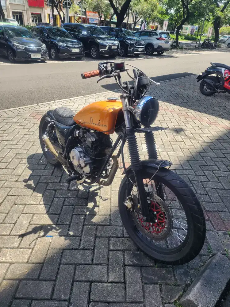 Super ganteng Scorpio Chopper Bobber Mesin Greng BU!!