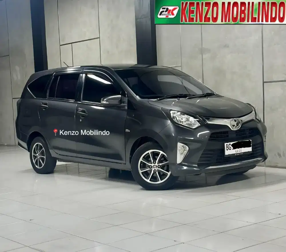 Calya 1,2 G AT 2017/2018 gray,km 90rb super istimewah dp 22jt