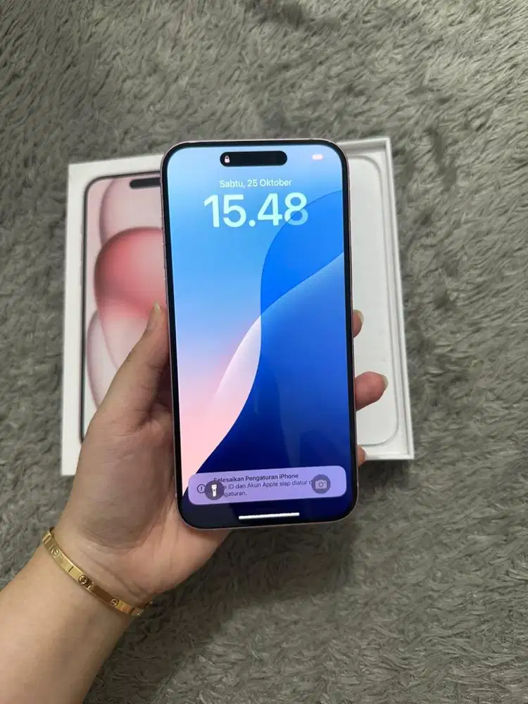 Iphone 15 128gb Pink IBOX Garansi On Februari 2027
