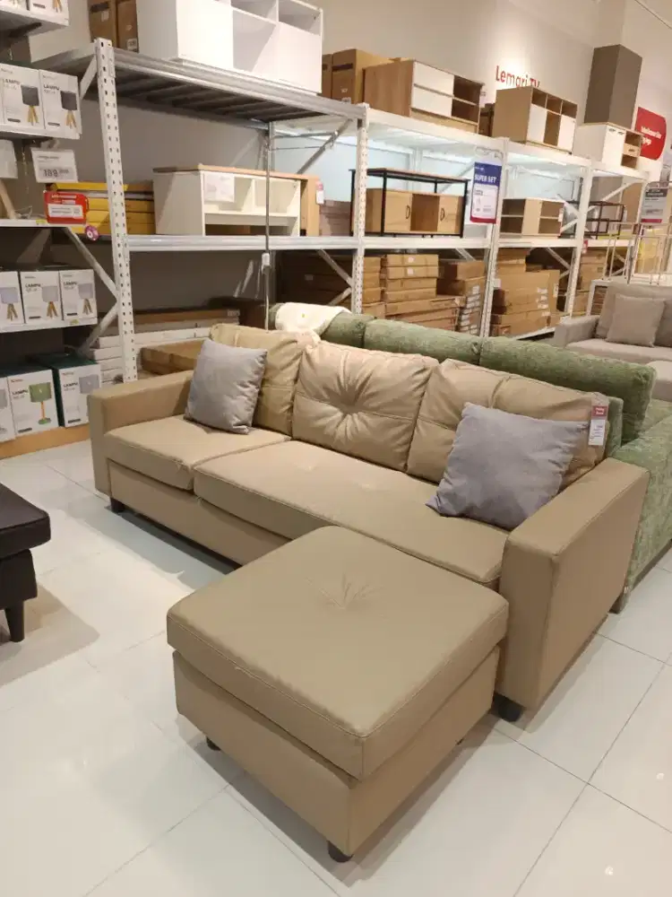 Sofa L Artificial Leather premium