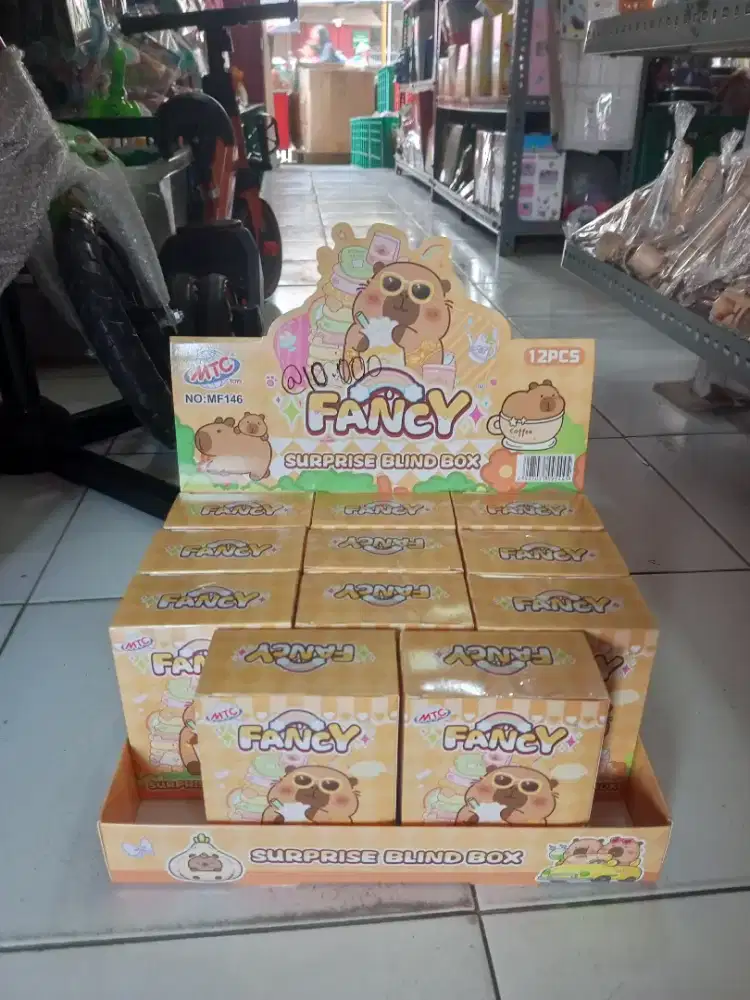 Mainan Anak Blind box gantungan kunci capybara
