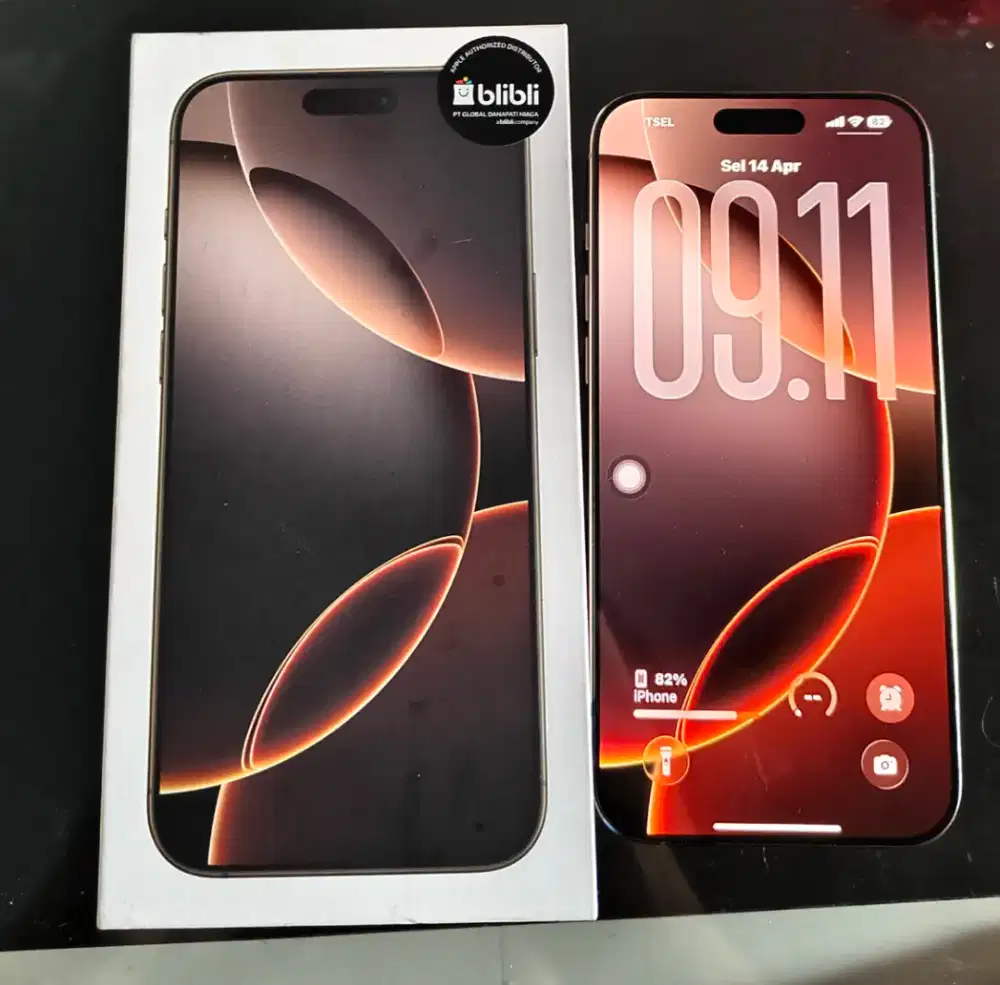 iPhone 16 promax 256 GB blibli garansi resmi on