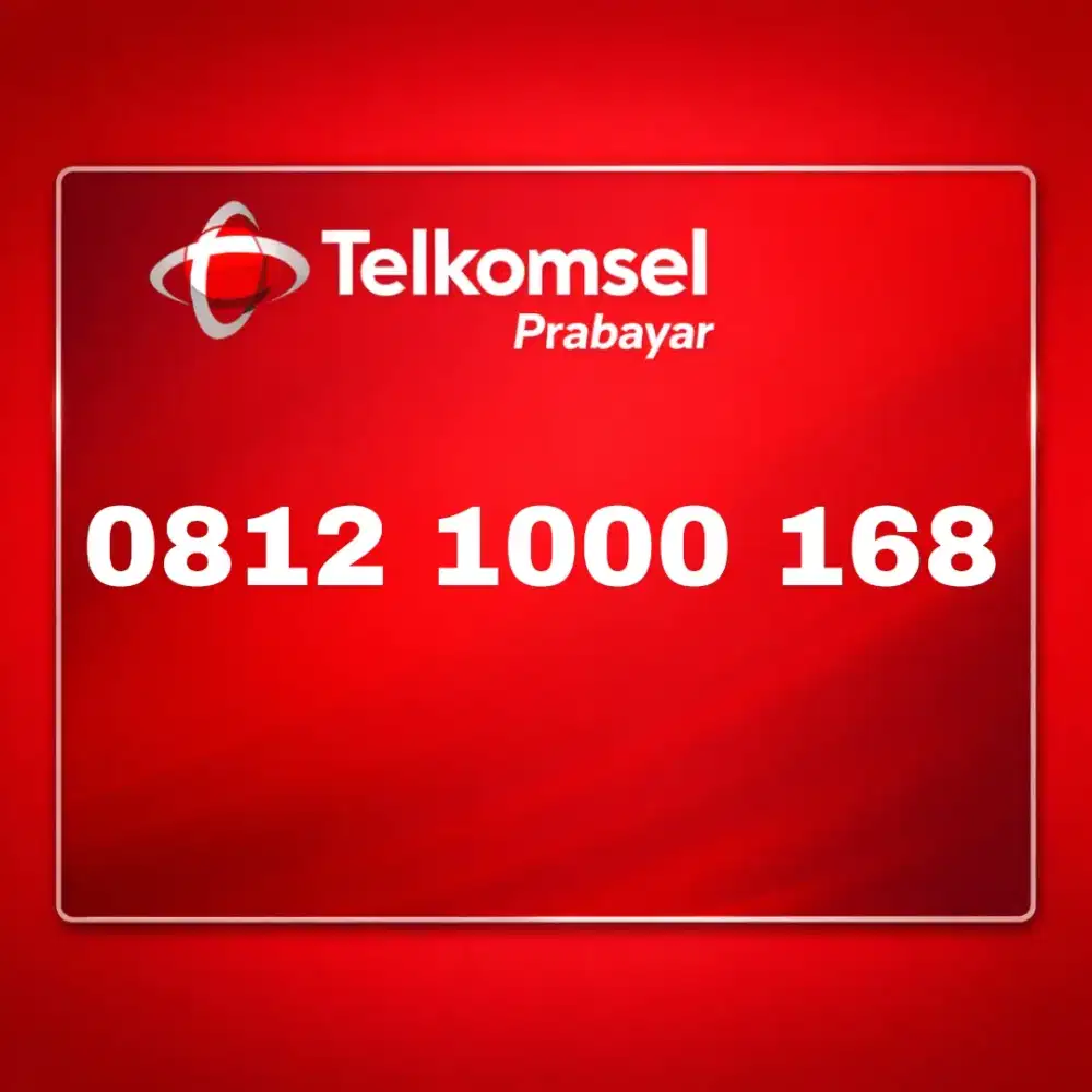 Nomor cantik simpati 11digit Telkomsel 168