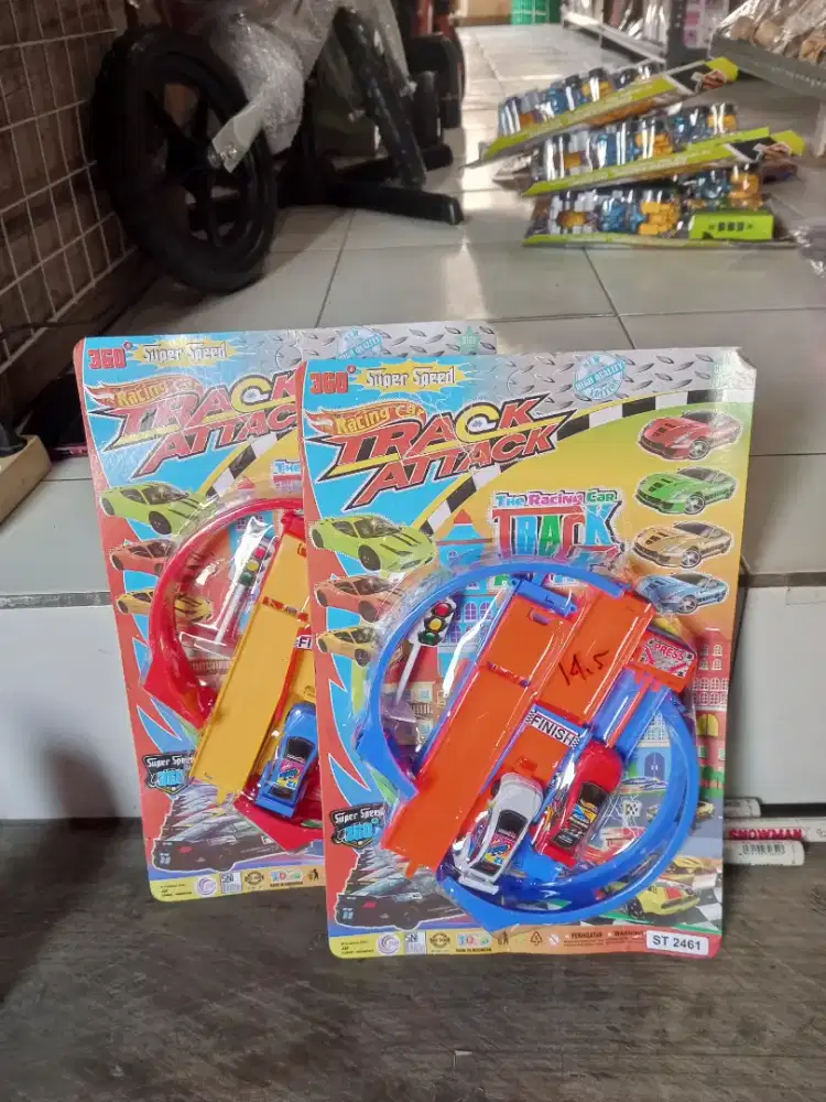 Mainan Anak track racing car