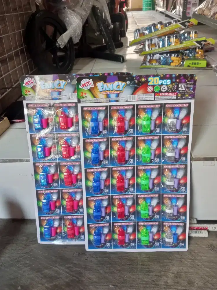 Mainan Anak Lampu jari