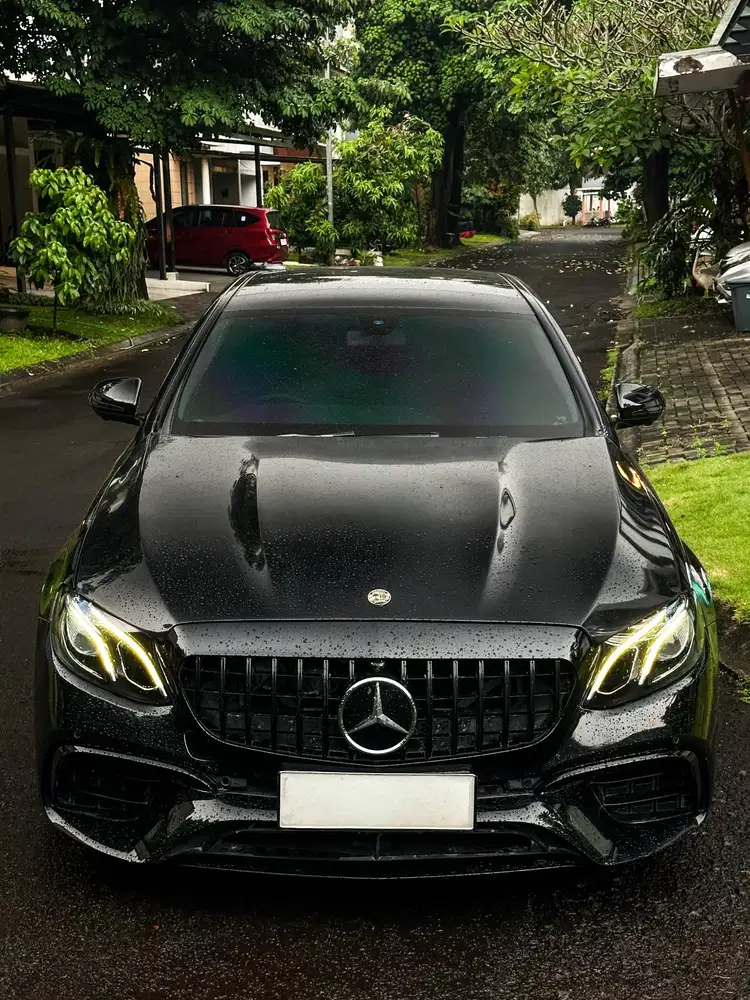 Mercedes Benz E300 W213 FULL MODS AMG 2017 Hitam Black 2016 2018 E300