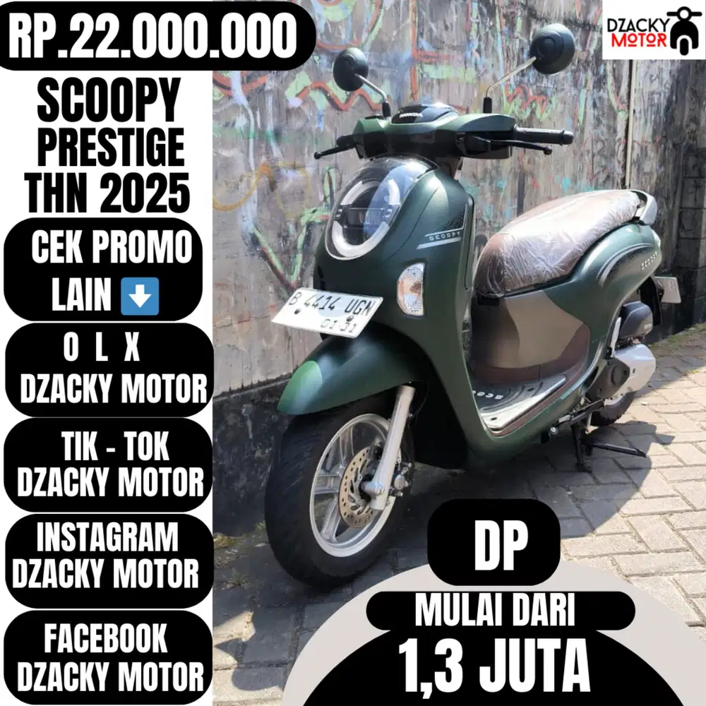 SCOOPY PRESTIGE 2025 SECOND LIKE NEW