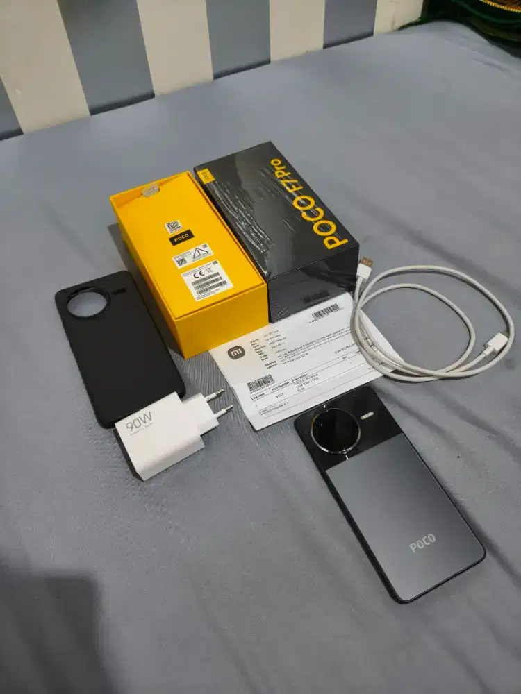 Xiaomi POCO F7 PRO Black Hitam 12/512 FULLSET MULUS