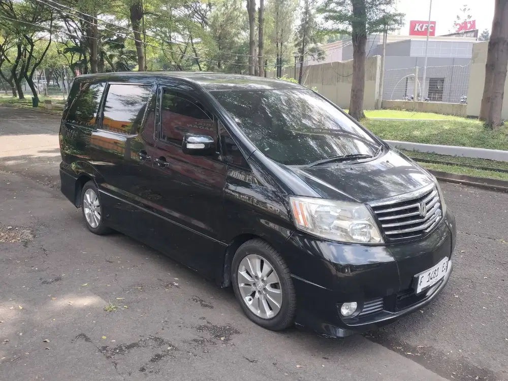Alphard 2005 V PREMIUM SOUND Hitam Black 2004 2006 Type Tertinggi