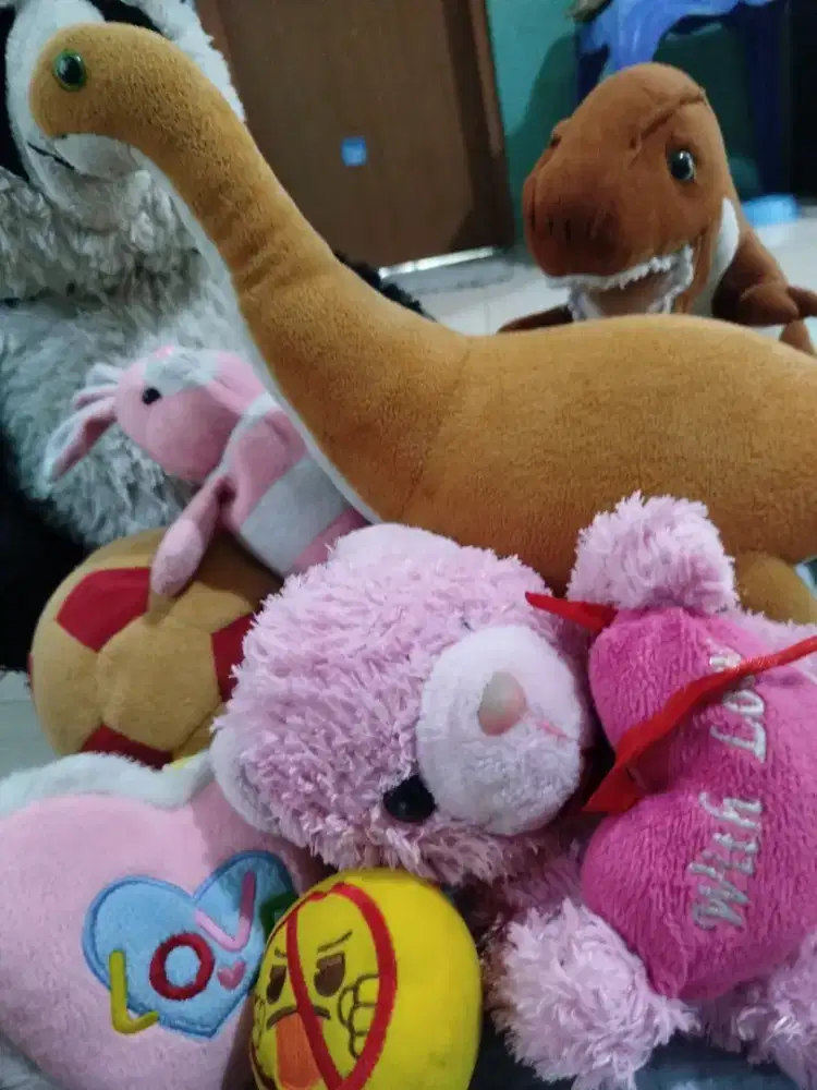 Prelove boneka panda dinosaurus