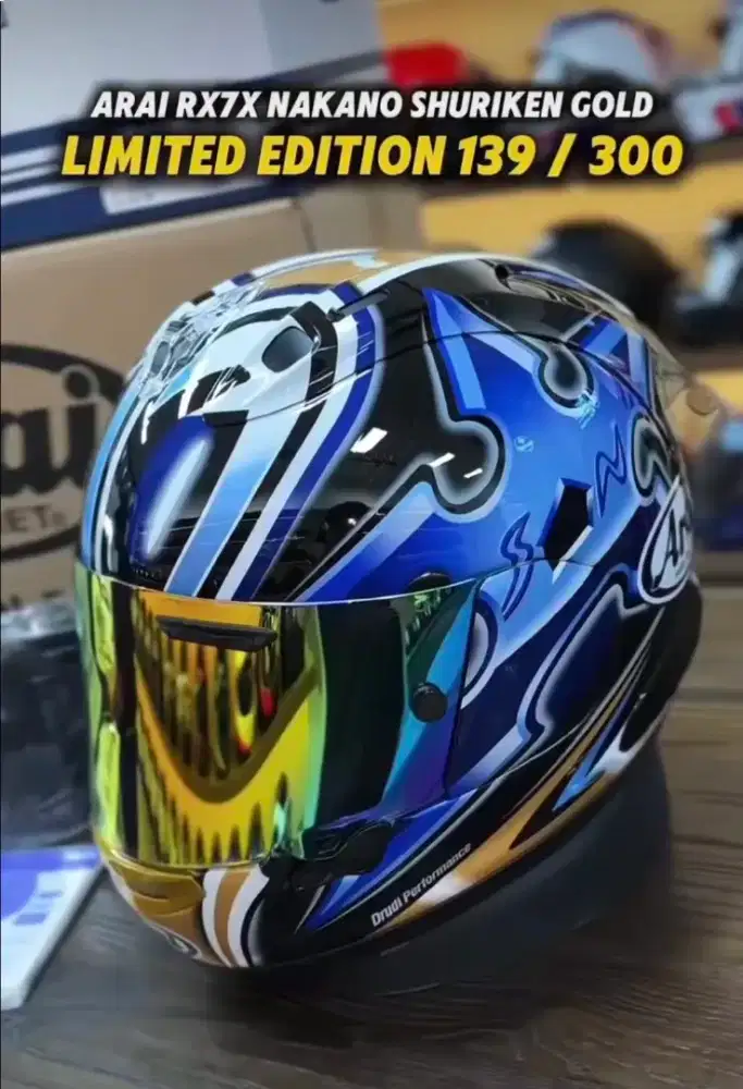 arai nakano shuriken gold ttd nakano original fullset